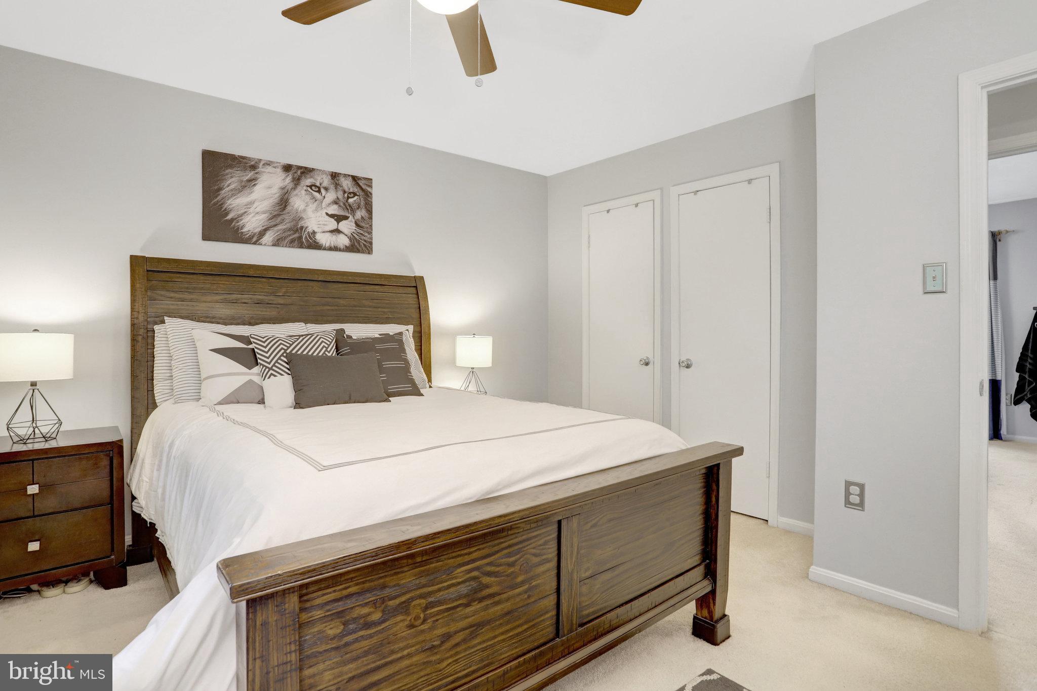 4518 Flintstone Road Alexandria, VA 22306 - Photo 24 of 62 a bedroom with a bed and a cabinets