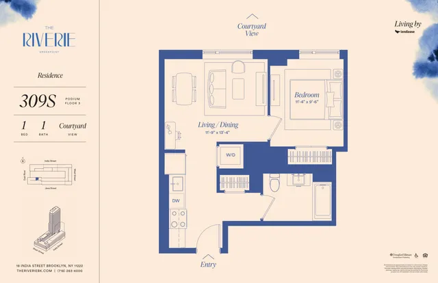 $4,330 | 18 India Street, Unit 309S | Greenpoint