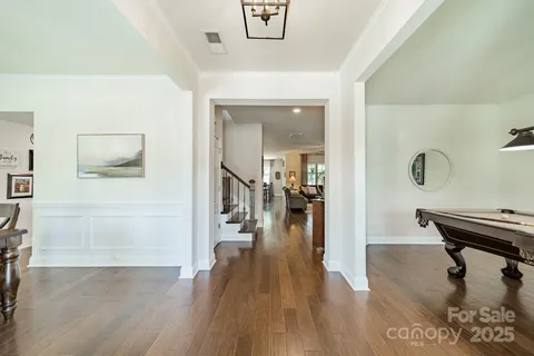 wooden floor in a gallery