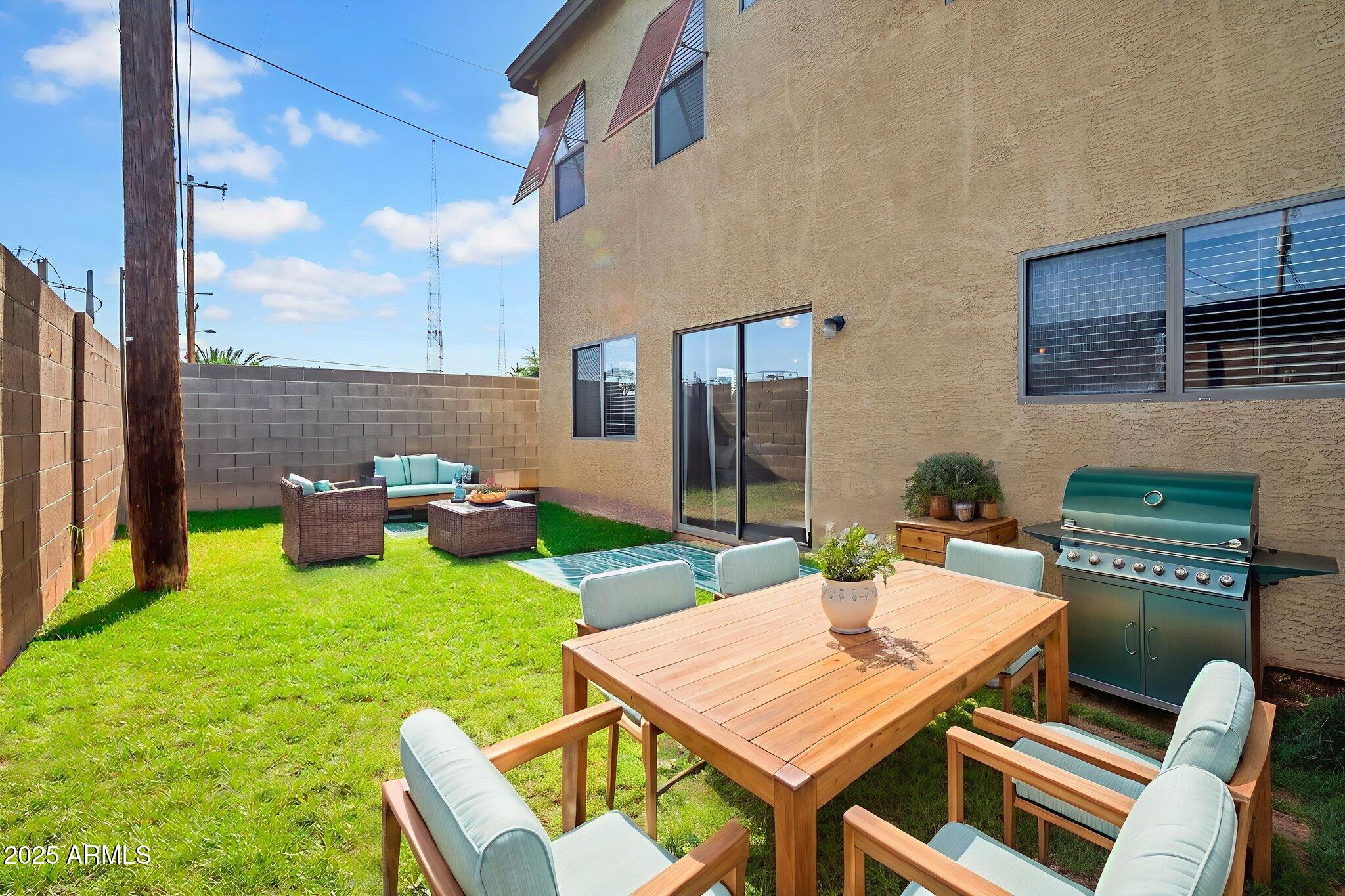 2929 North 37th Street, Unit 10 Phoenix, AZ 85018 - Photo 16 of 23 Back Patio - Virtually Staged