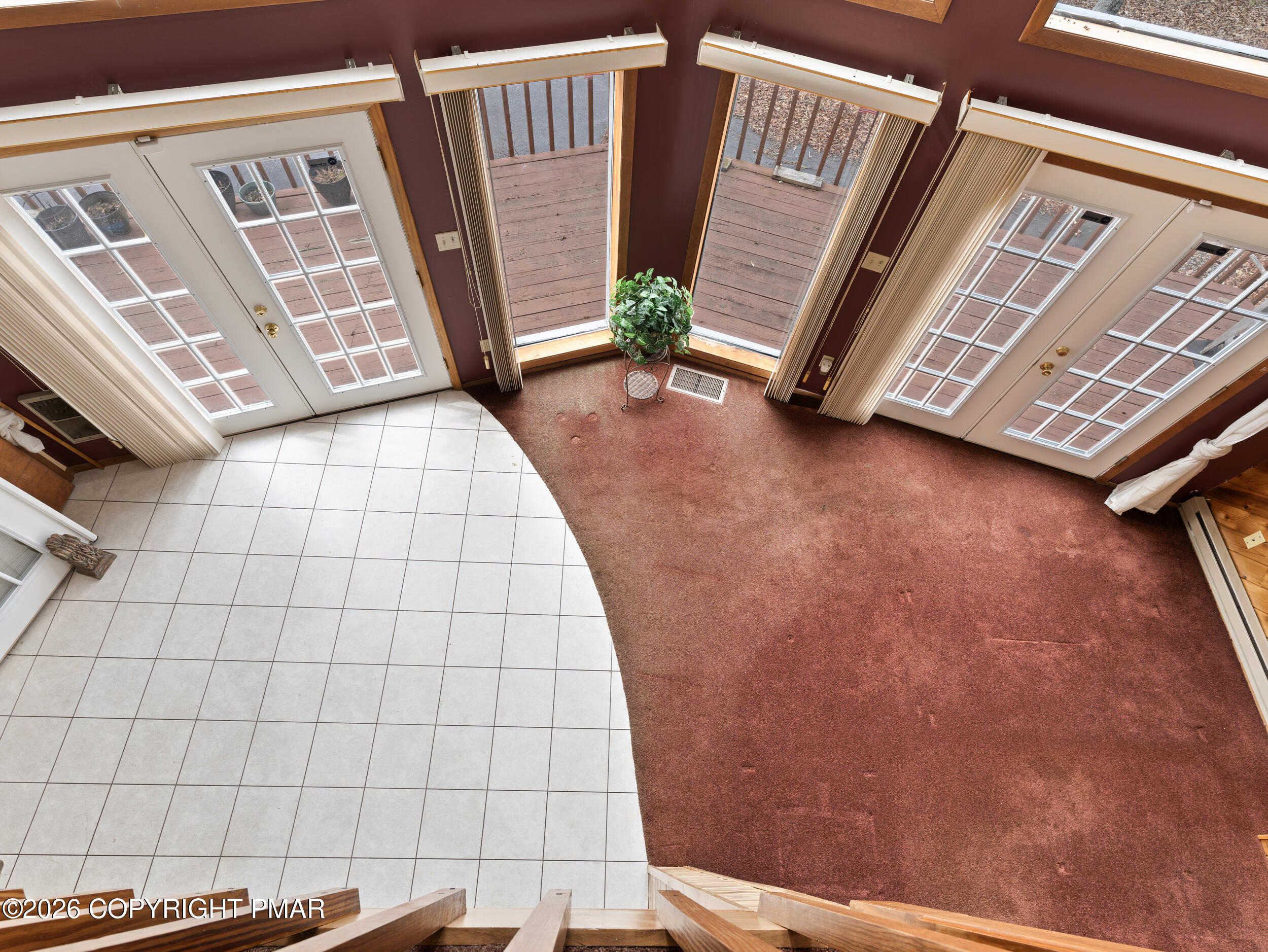 270 Manchester Drive Bushkill, PA 18324 - Photo 32 of 58 Dining/Living from loft