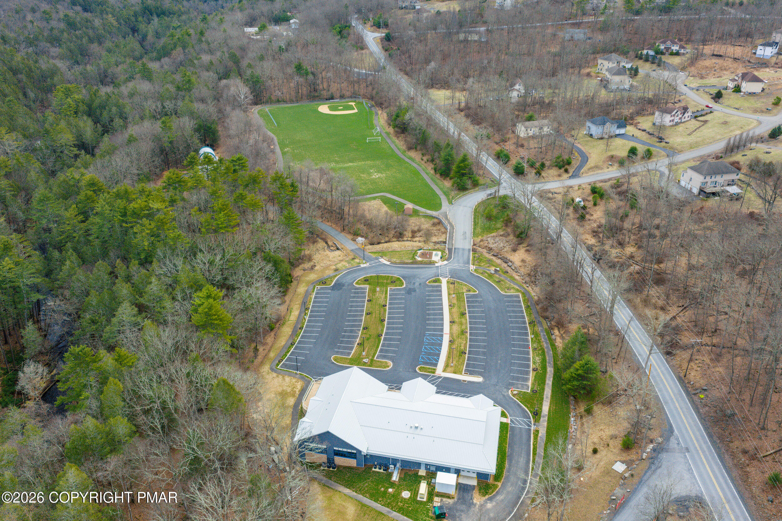 270 Manchester Drive Bushkill, PA 18324 - Photo 48 of 58 an aerial view of a house
