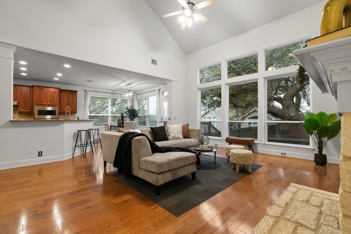 3203 Argento Place Cedar Park, TX 78613 - Photo 1 of 37 a living room with furniture and a large window