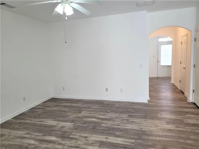 wooden floor in an empty room