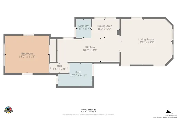 $1,550 | 732 Lamar, Unit 1, San Antonio, TX 78202