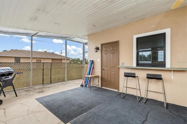 a view of a livingroom with furniture