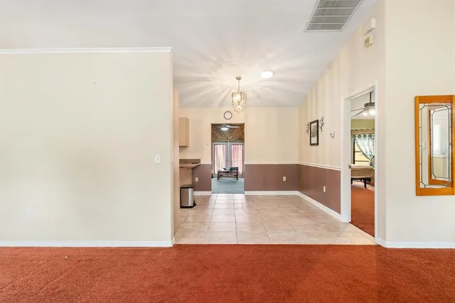 a view interior of the house and kitchen view