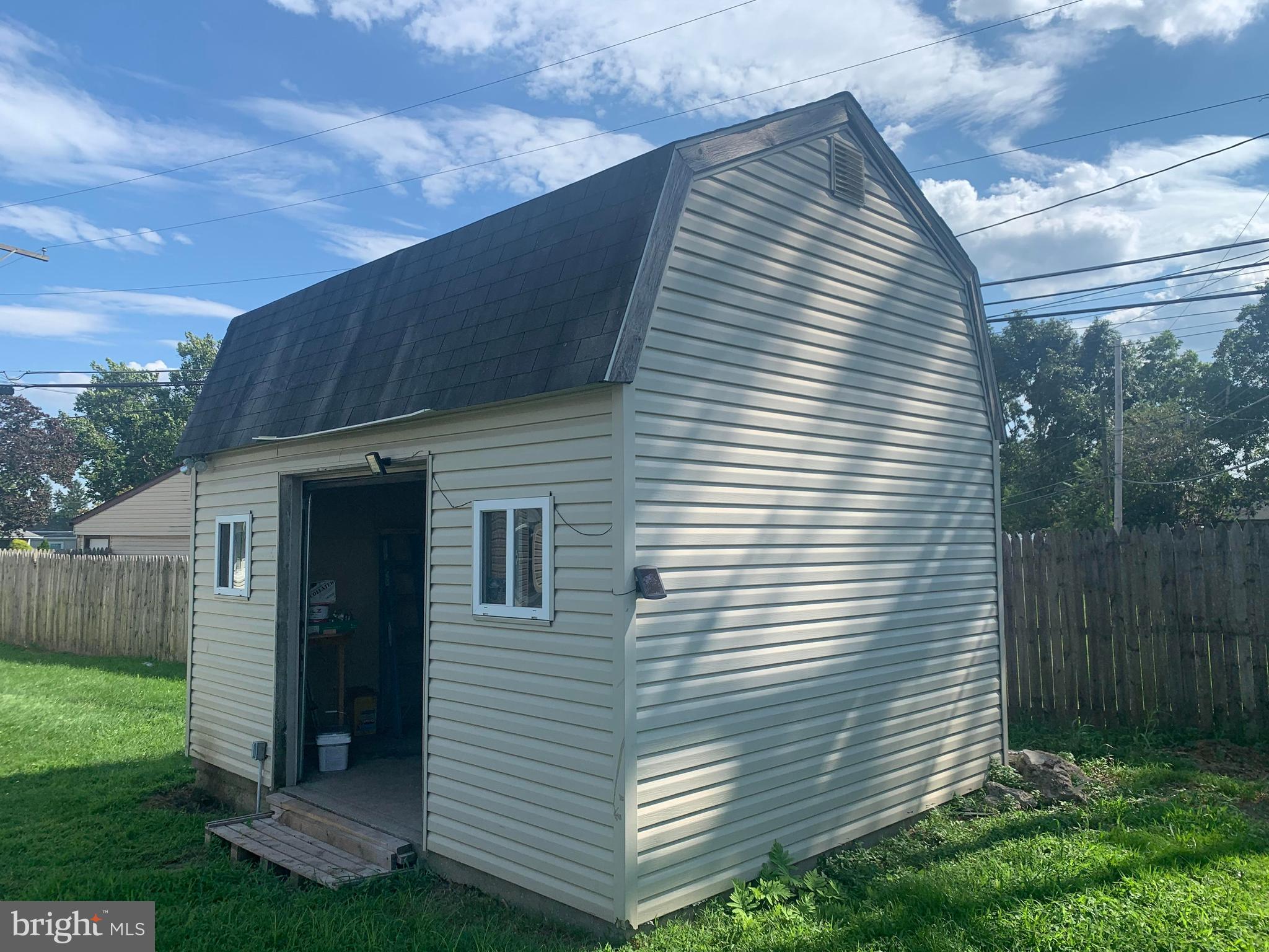 33 Disk Lane Levittown, PA 19055 - Photo 18 of 19 2 Story shed with electric