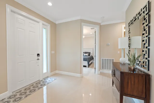 a view of livingroom with furniture and wooden floor