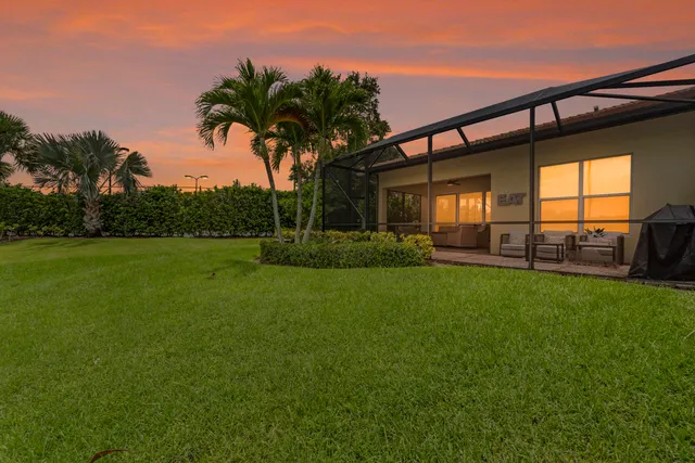 a front view of a house having patio