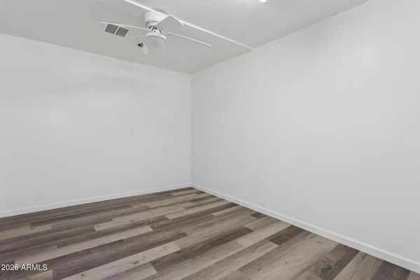 a view of a room with closet