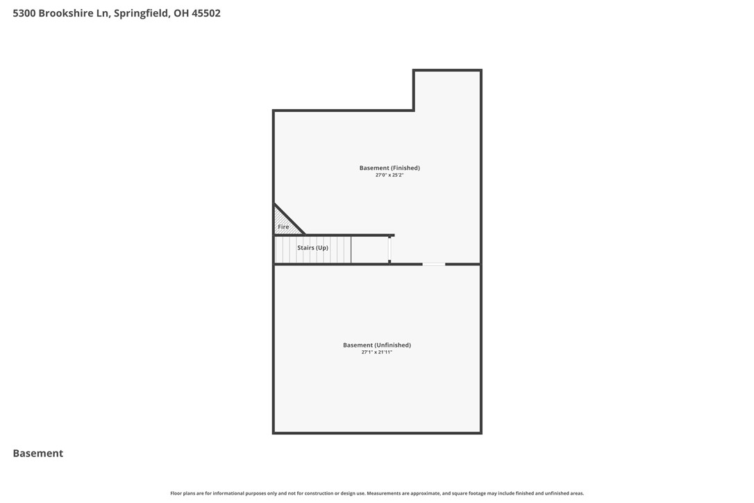 5300 Brookshire Lane Springfield, OH 45502 - Photo 54 of 56 Explore the functional layout of this basement, offering both finished and unfinished spaces.
