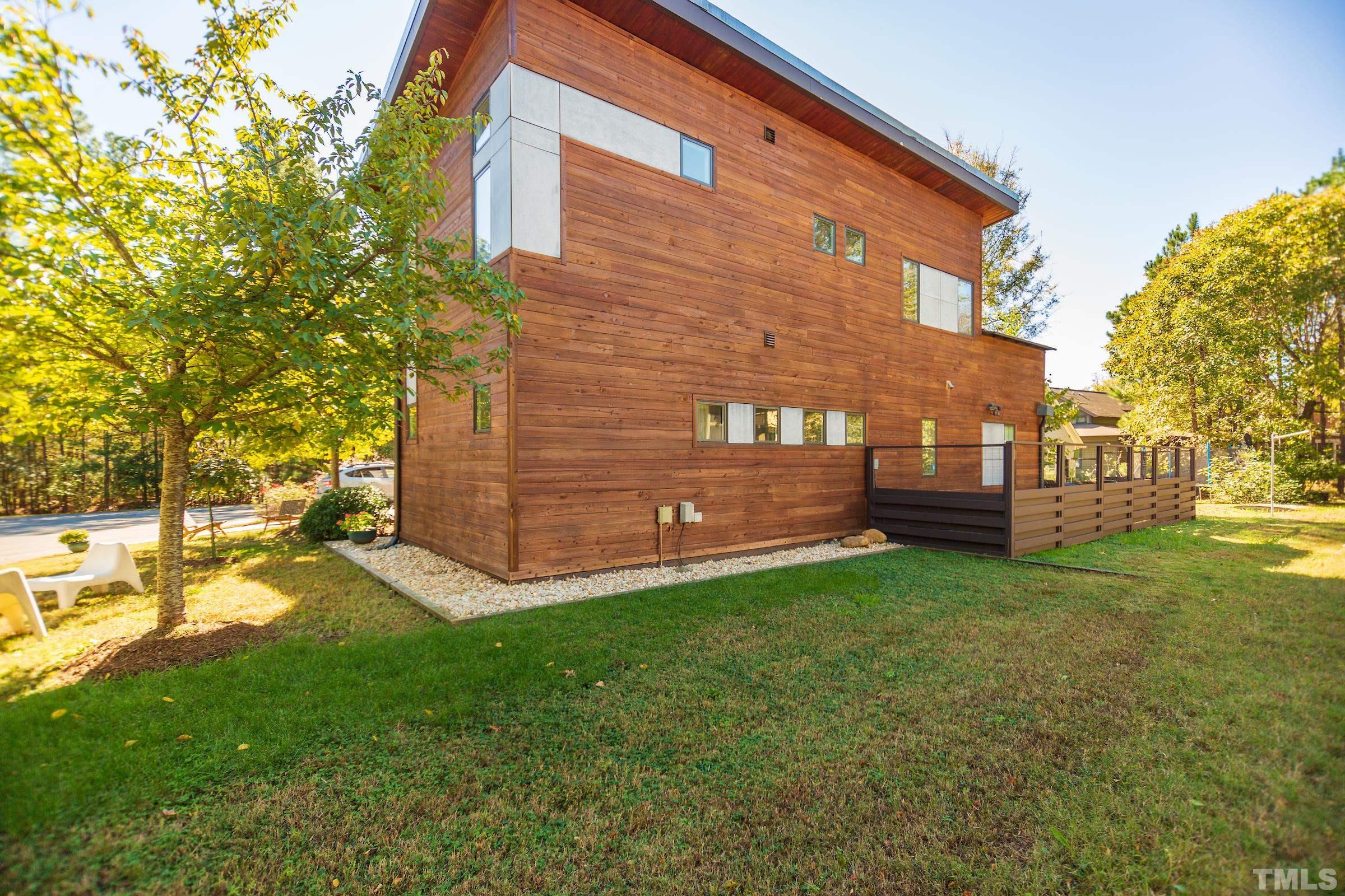 116 Solterra Way Durham, NC 27705 - Photo 29 of 30 a view of a back yard of the house