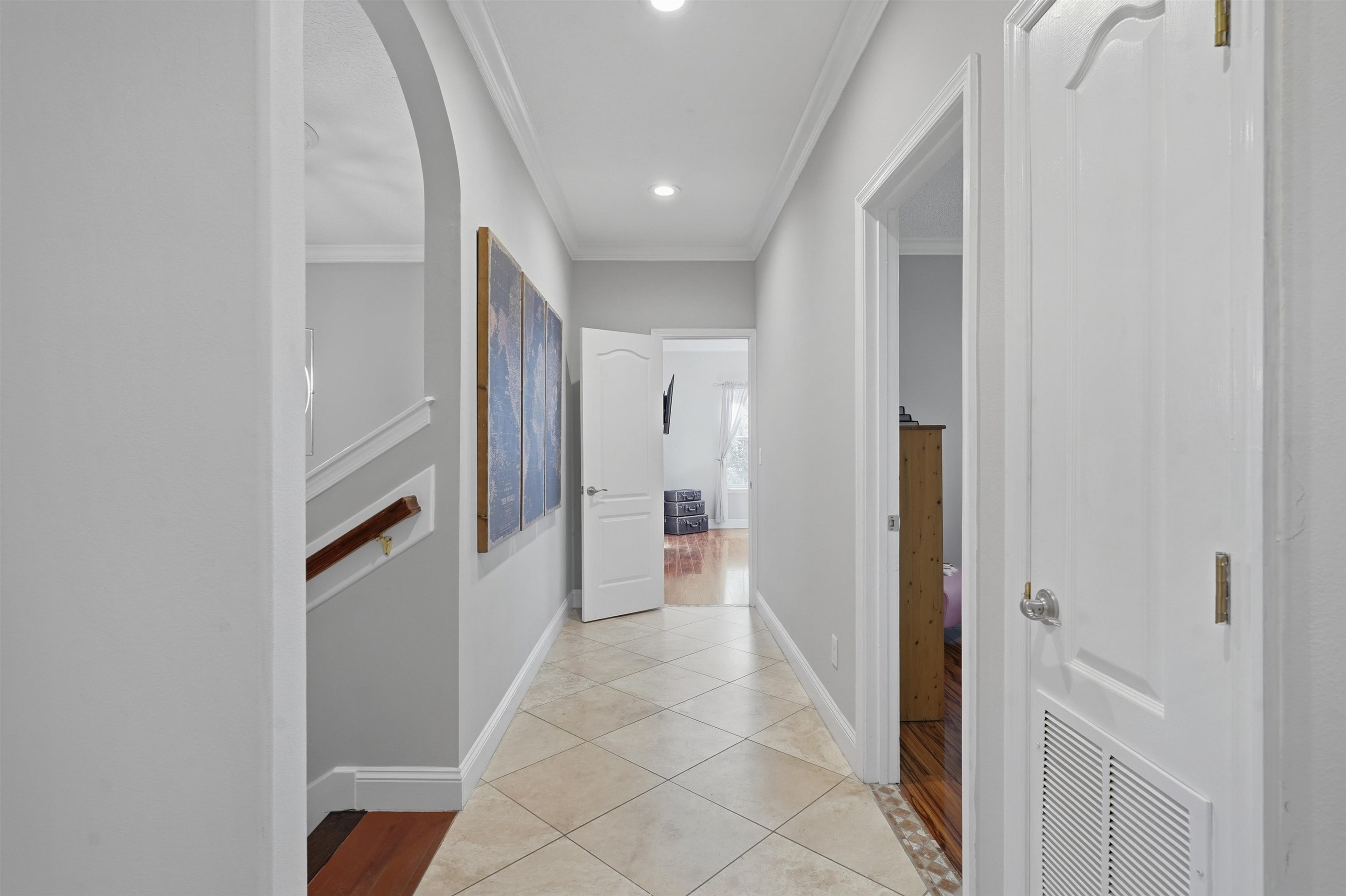2 Lisbon Street St. Augustine, FL 32080 - Photo 17 of 39 a view of a hallway