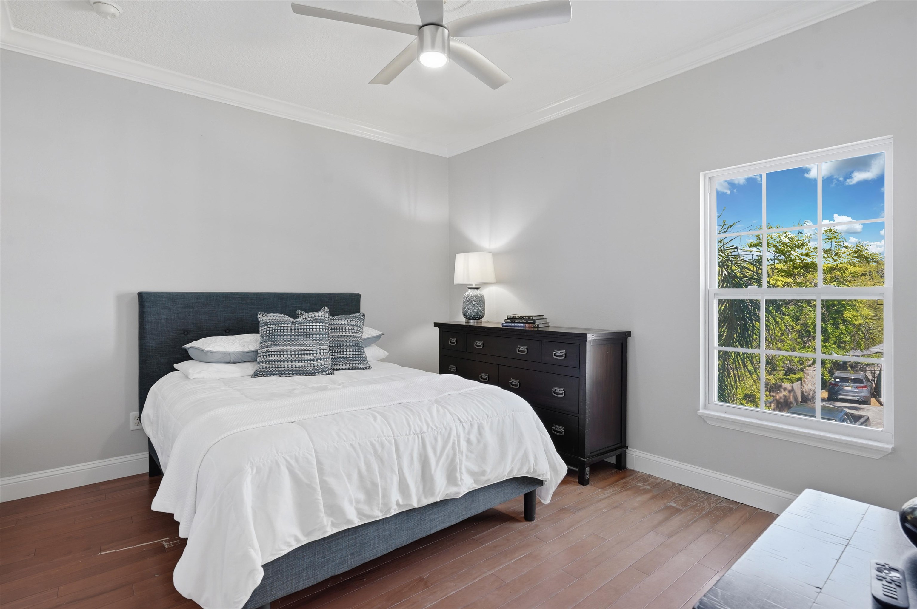 2 Lisbon Street St. Augustine, FL 32080 - Photo 18 of 39 a bedroom with a bed and a window