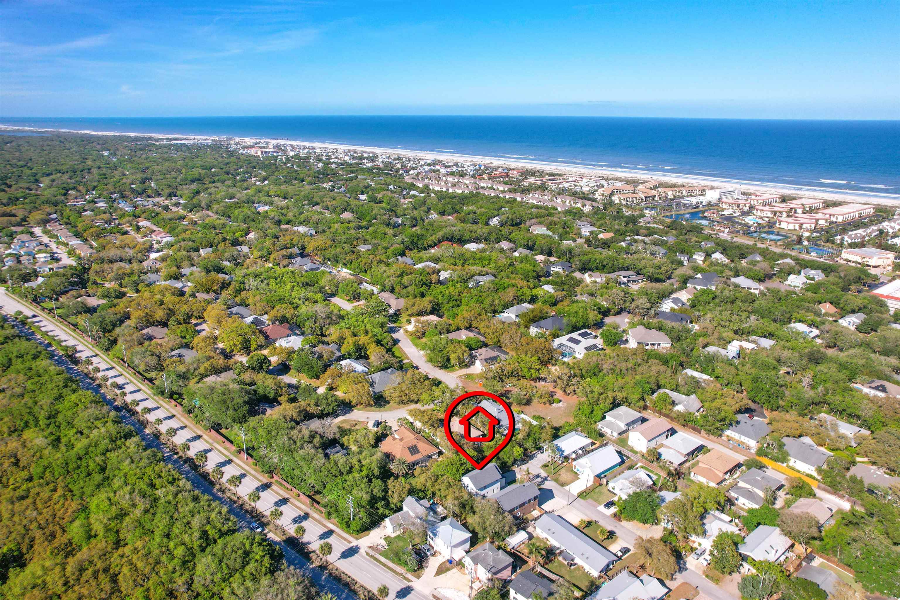 2 Lisbon Street St. Augustine, FL 32080 - Photo 5 of 39 a view of city and green space