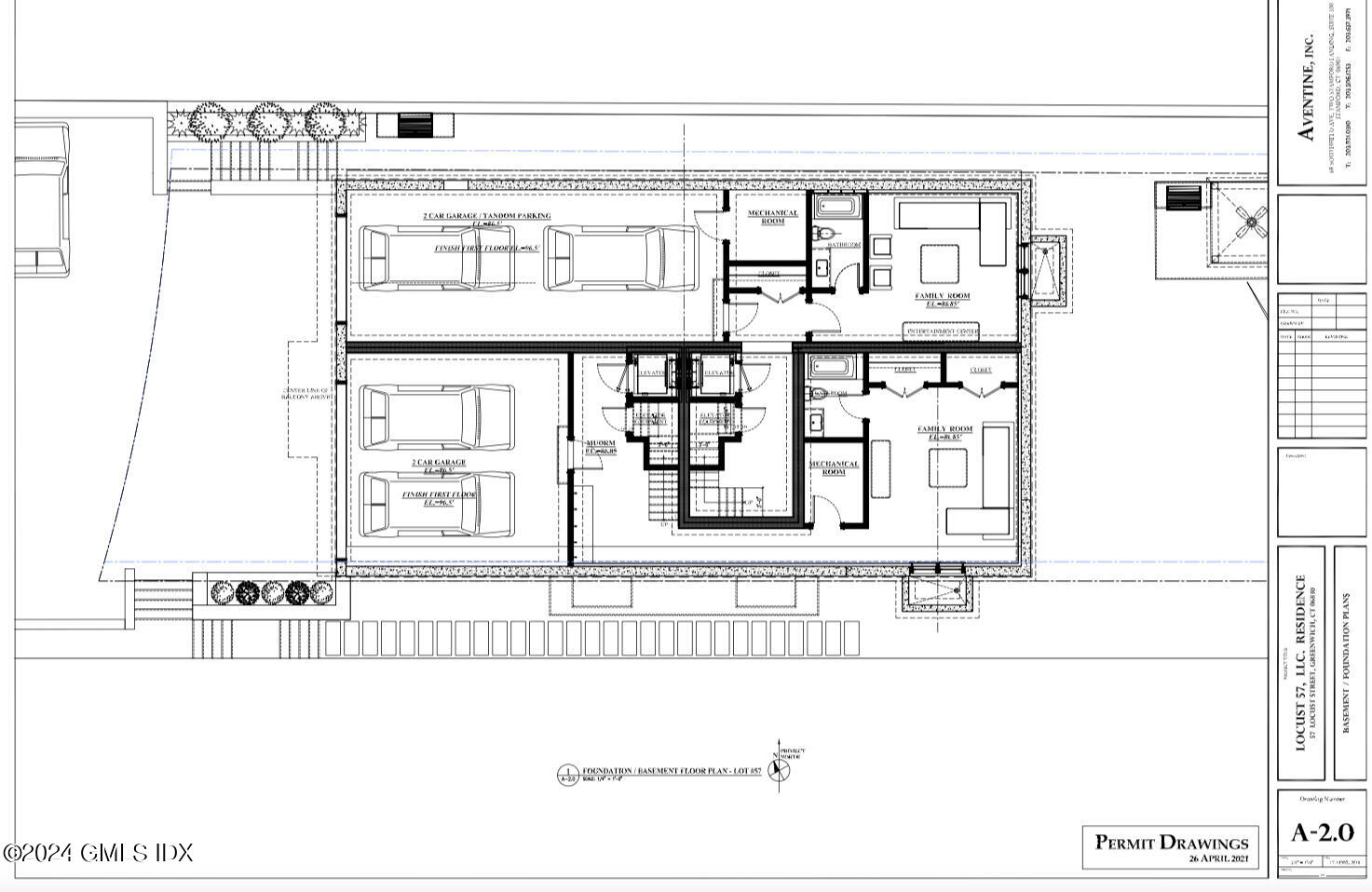57 Locust Street, Unit A Greenwich, CT 06830 - Photo 24 of 24 a black and white photo of a living room