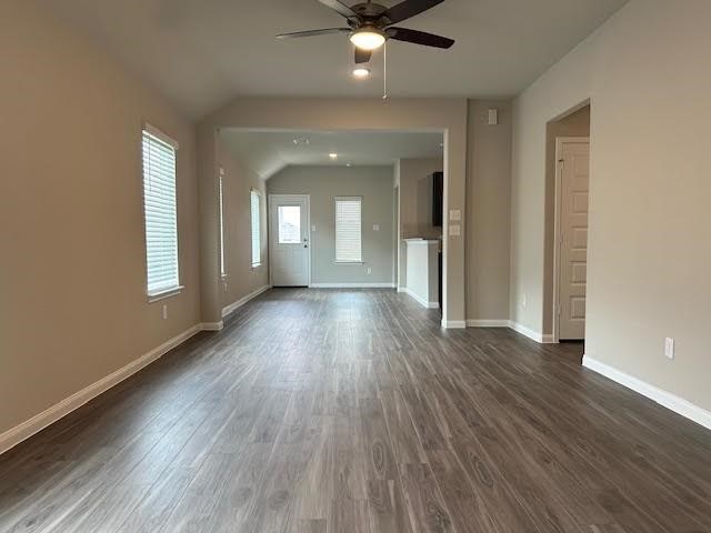 946 Luke Darrell Drive Rosharon, TX 77583 - Photo 8 of 22 wooden floor in an empty room with a window