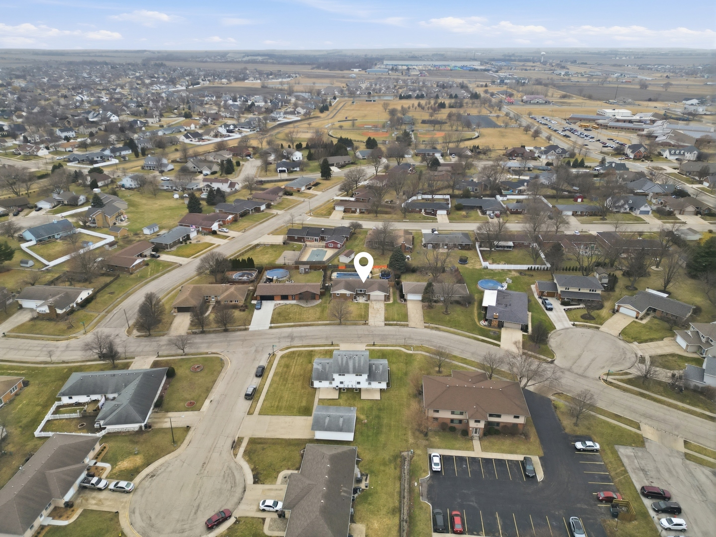 385 South Walnut Street Manteno, IL 60950 - Photo 25 of 27 an aerial view of a city