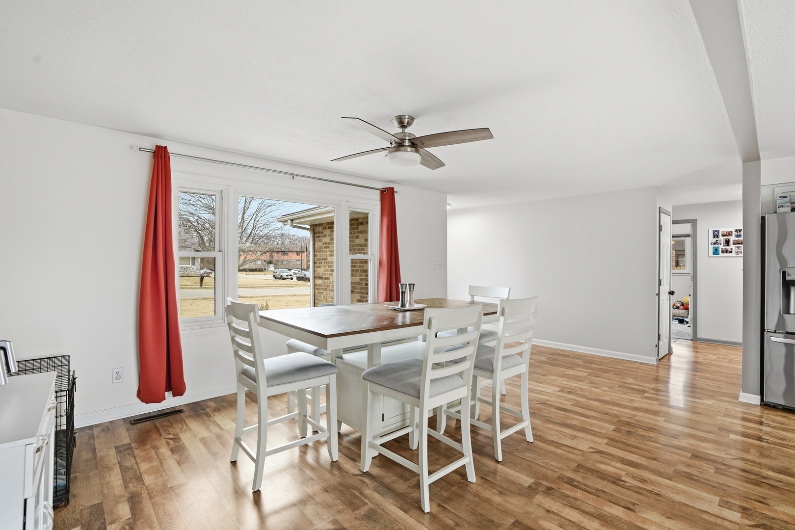 385 South Walnut Street Manteno, IL 60950 - Photo 8 of 27 a view of a dining room with furniture and wooden floor
