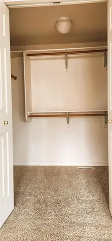 a view of a walk in closet