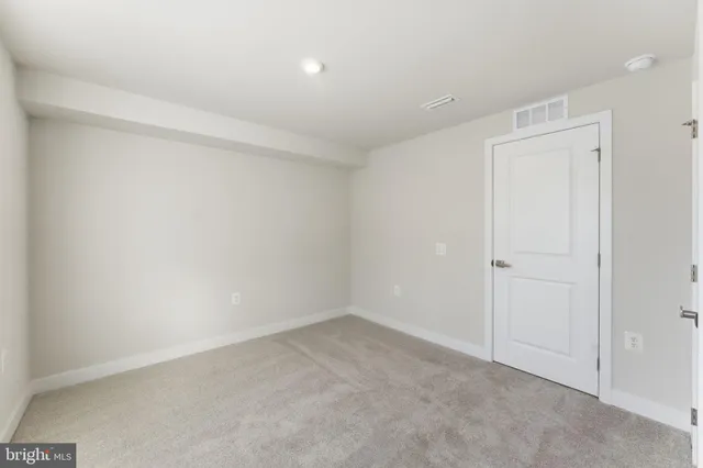 a view of an empty room