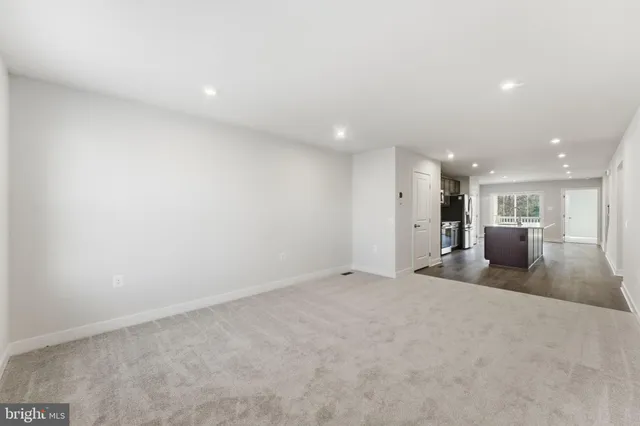 a view of empty room