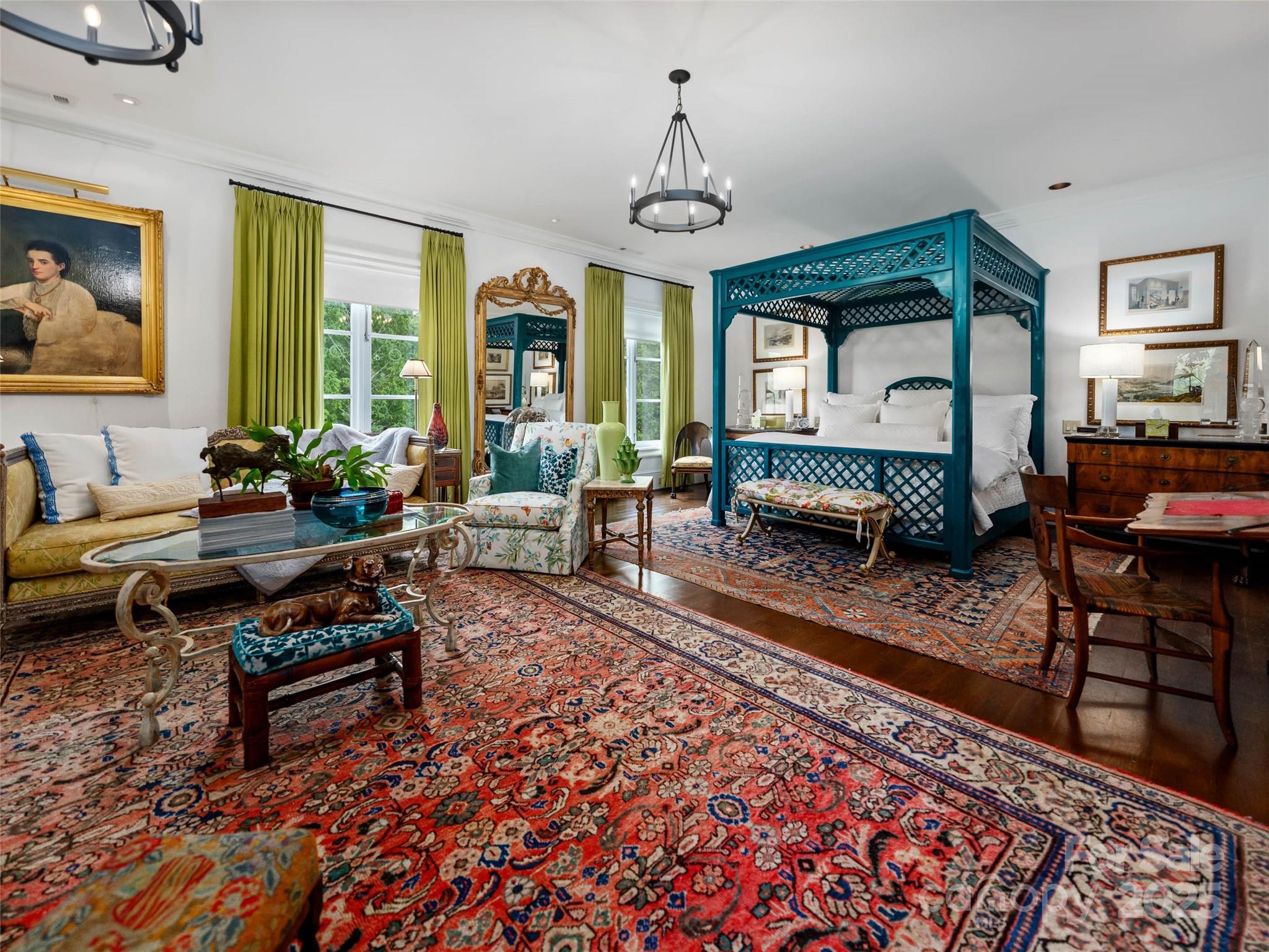 13084 Canada Road Tuckasegee, NC 28783 - Photo 16 of 48 a living room with furniture and a large window