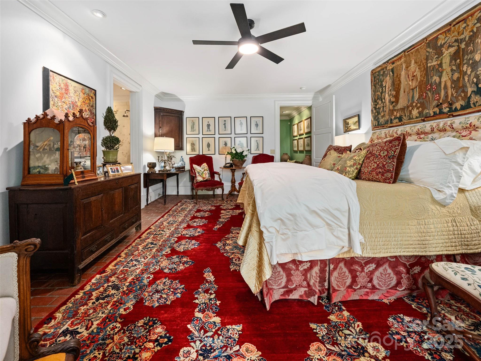 13084 Canada Road Tuckasegee, NC 28783 - Photo 30 of 48 a bed room with a bed window and dresser