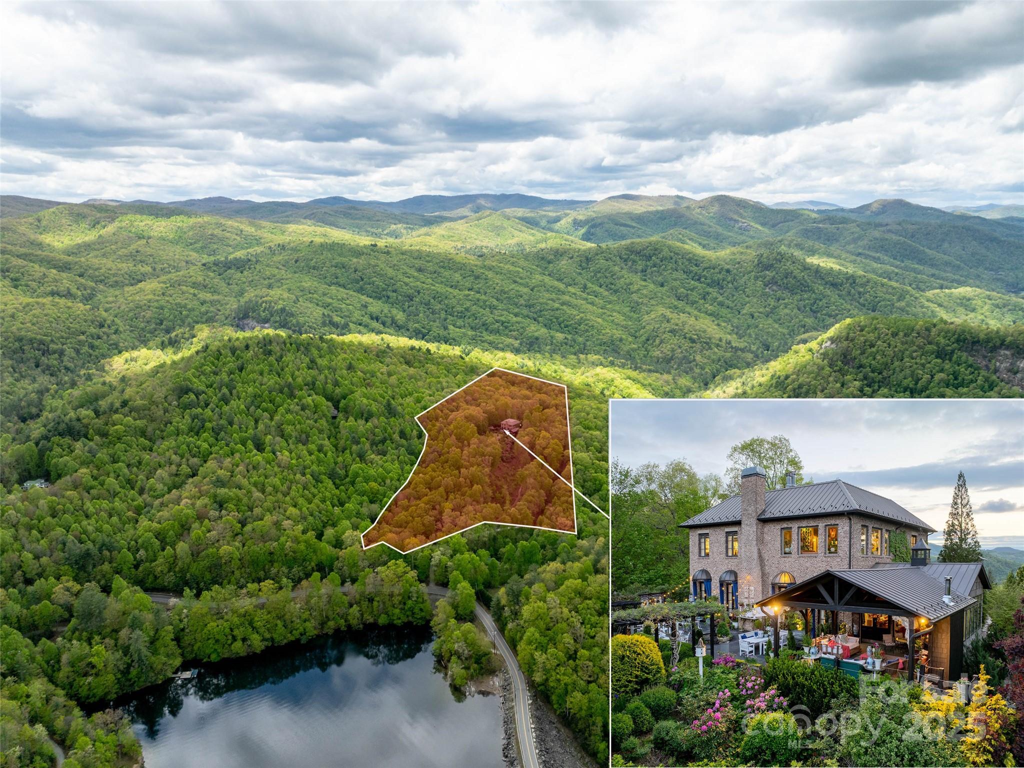 13084 Canada Road Tuckasegee, NC 28783 - Photo 3 of 48 an aerial view of a house