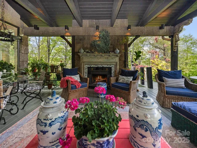 a living room filled with furniture