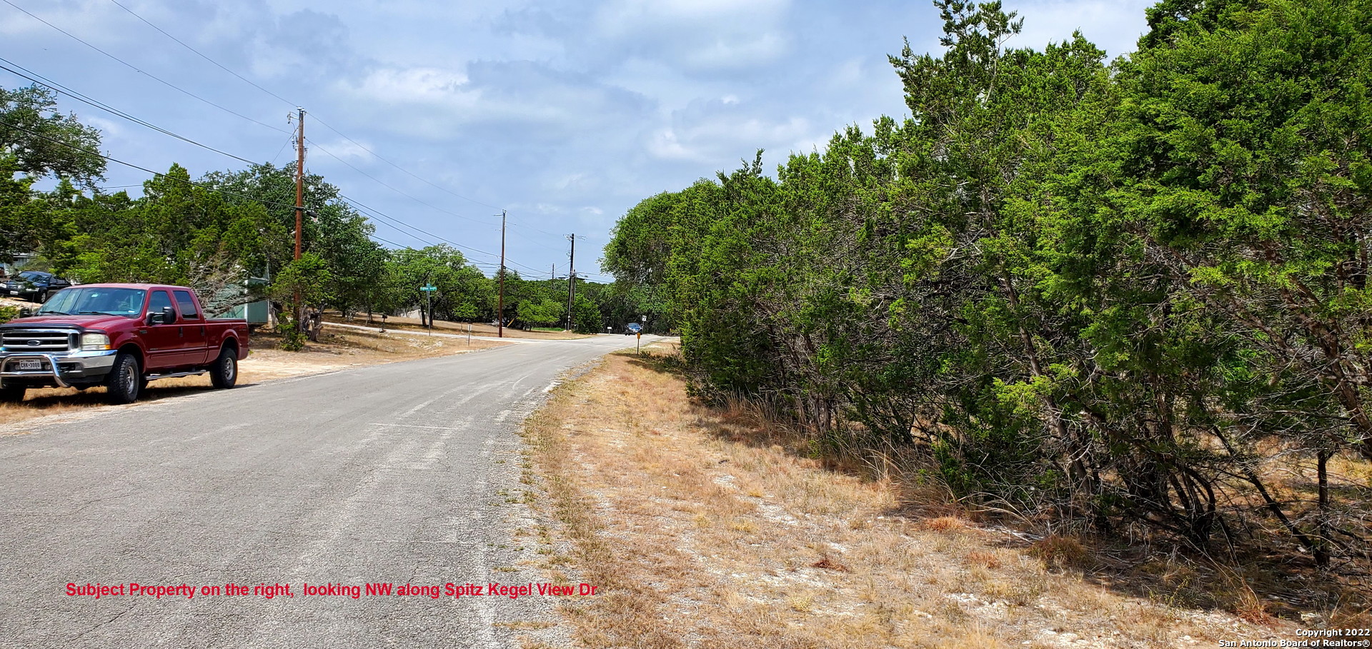 0 North Park Road Canyon Lake, TX 78133 - Photo 4 of 26 a view of car parked on road with trees