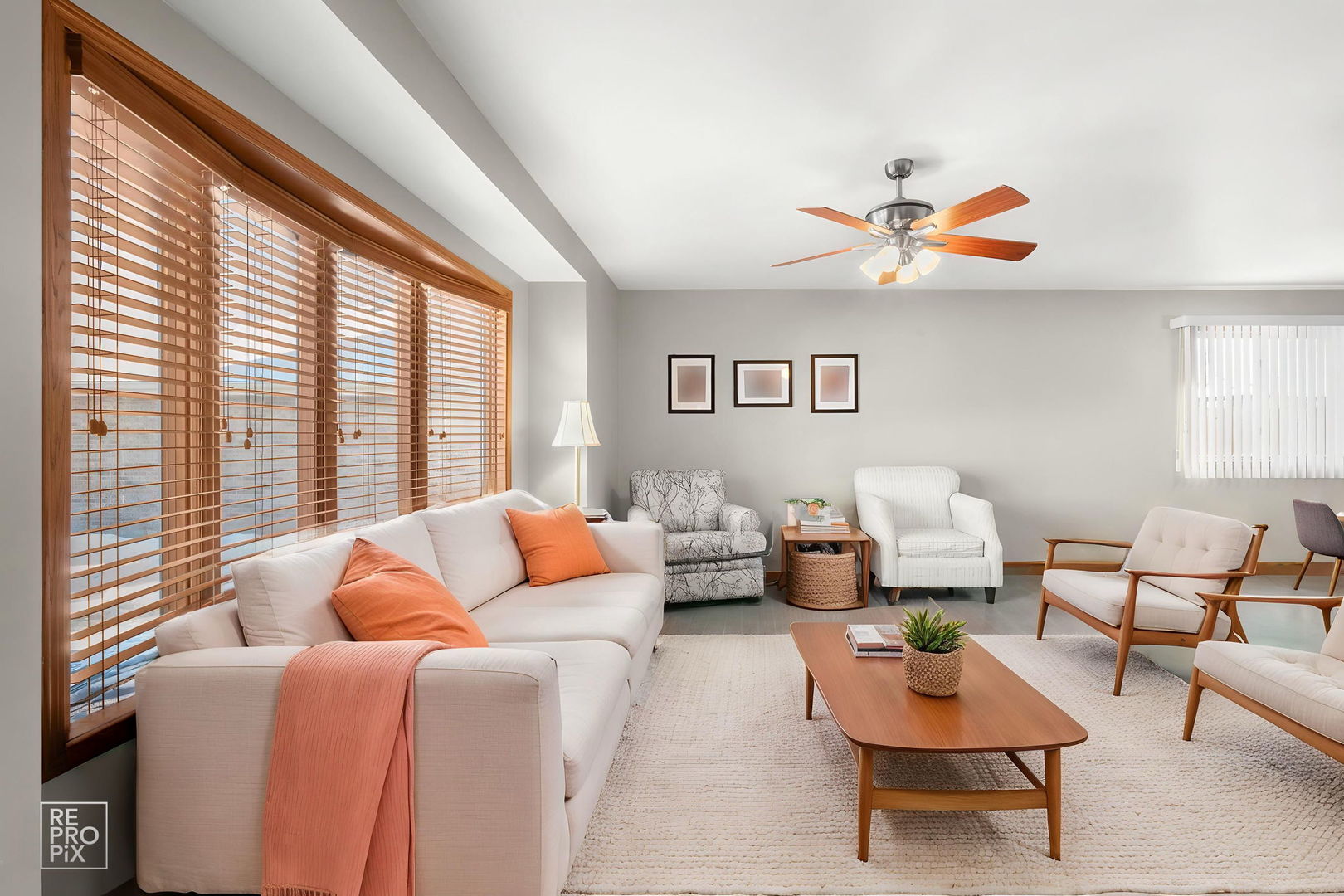 3235 192nd Street Lansing, IL 60438 - Photo 2 of 28 a living room with furniture and a large window