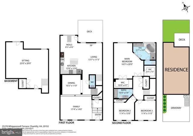 $700,000 | 25270 Whippoorwill Terrace, Chantilly, VA 20152