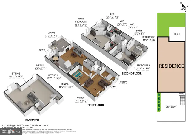 $700,000 | 25270 Whippoorwill Terrace, Chantilly, VA 20152