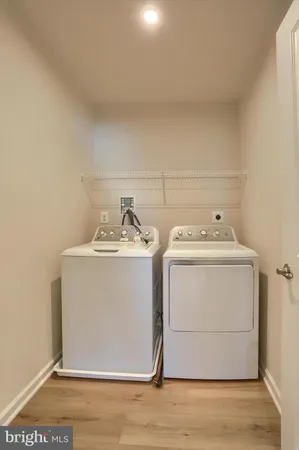 a bedroom with a large bed and a potted plant