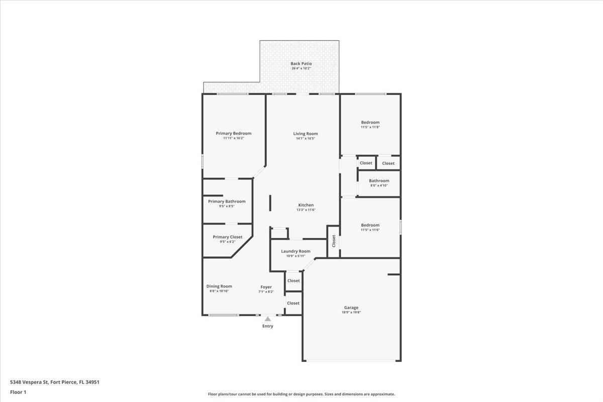 5348 Vespera Street Fort Pierce, FL 34951 - Photo 2 of 46 39-Floor-1 28