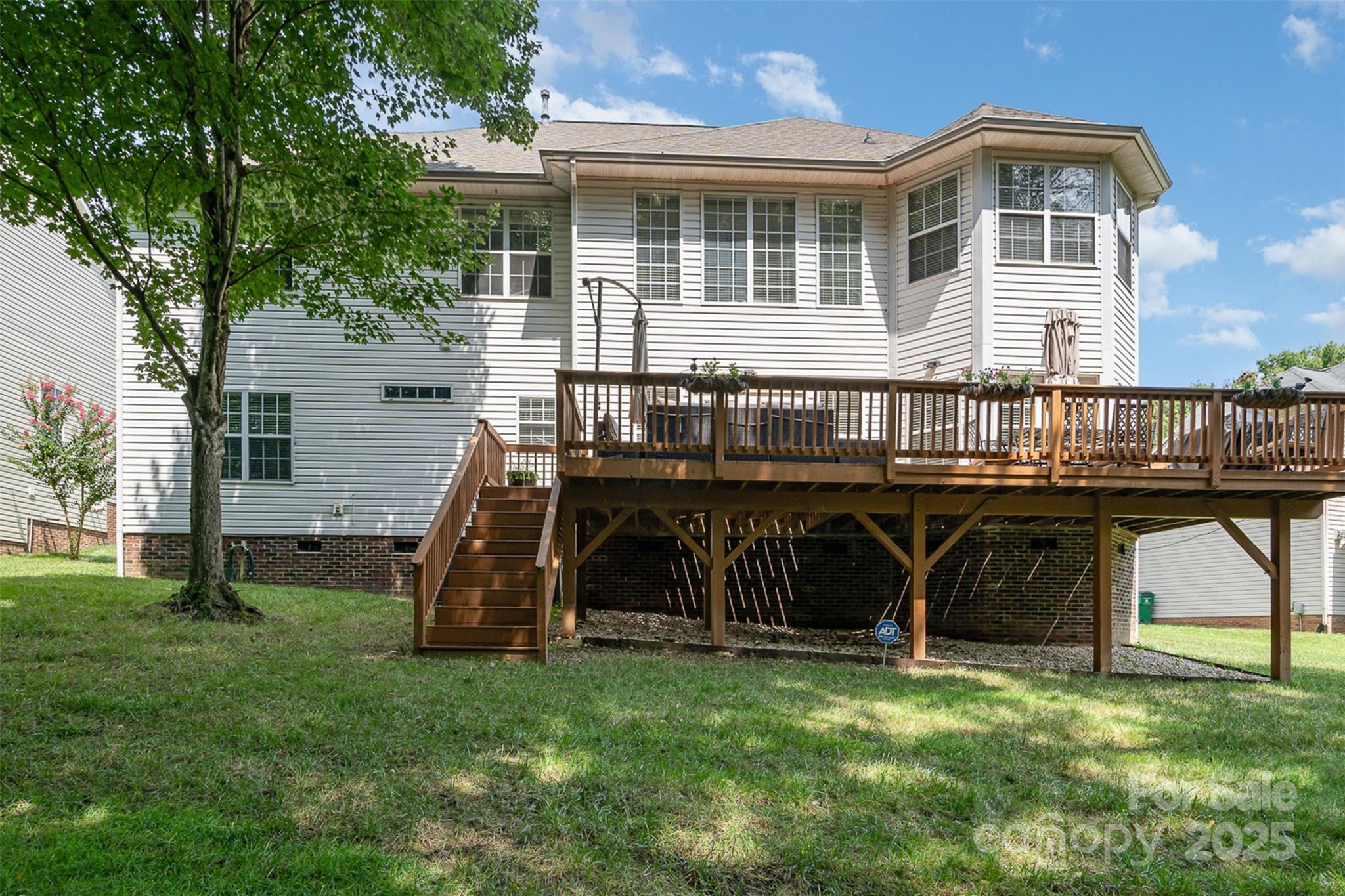 10929 Valley Spring Drive Charlotte, NC 28277 - Photo 37 of 43 a view of house and yard with swimming pool