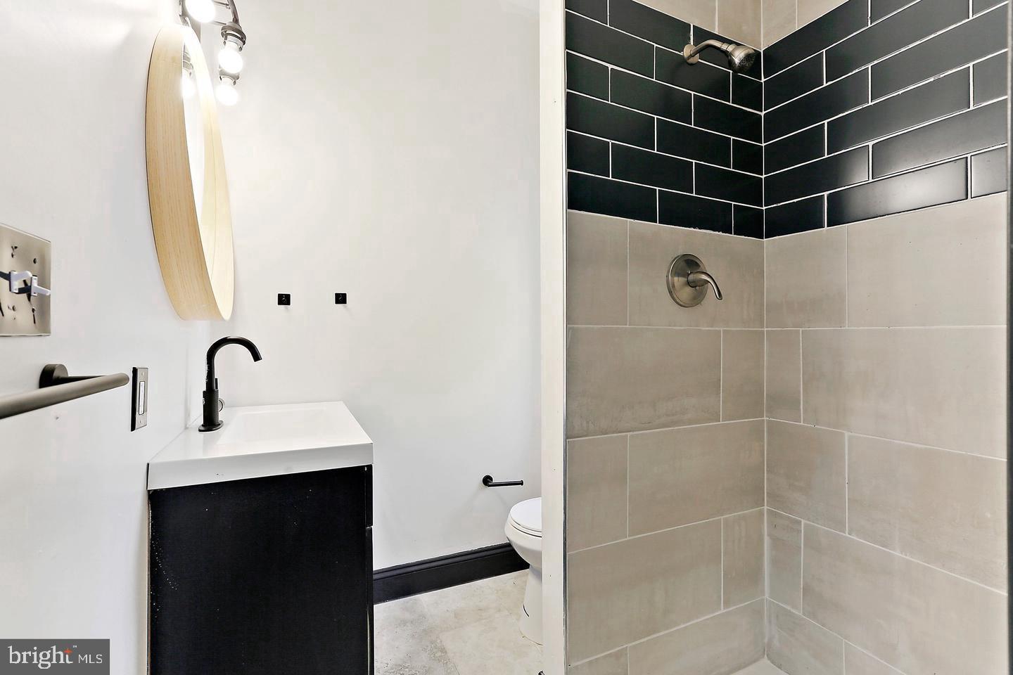 1732 McCulloh Street Baltimore, MD 21217 - Photo 9 of 30 a bathroom with a sink and a mirror