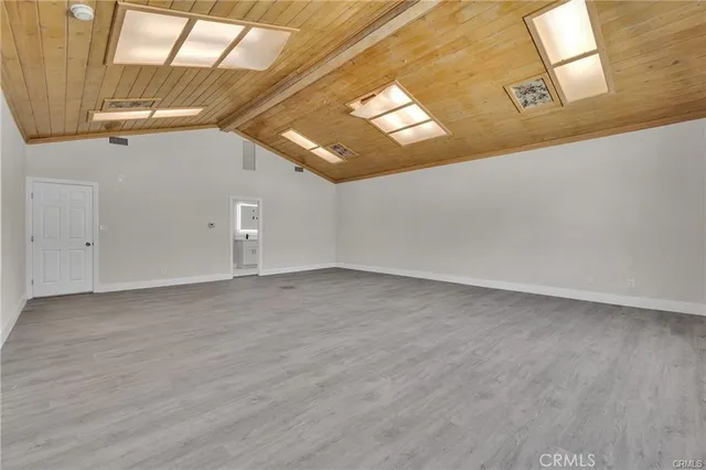 a view of empty room