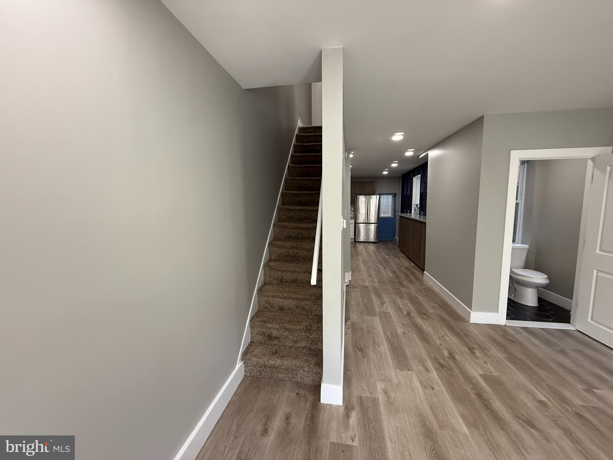 2943 Wharton Street Philadelphia, PA 19146 - Photo 17 of 36 a view of entryway and hall with wooden floor