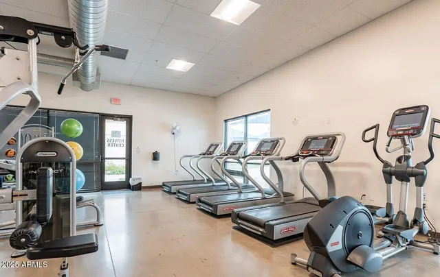 an aerial view of waterside residential building