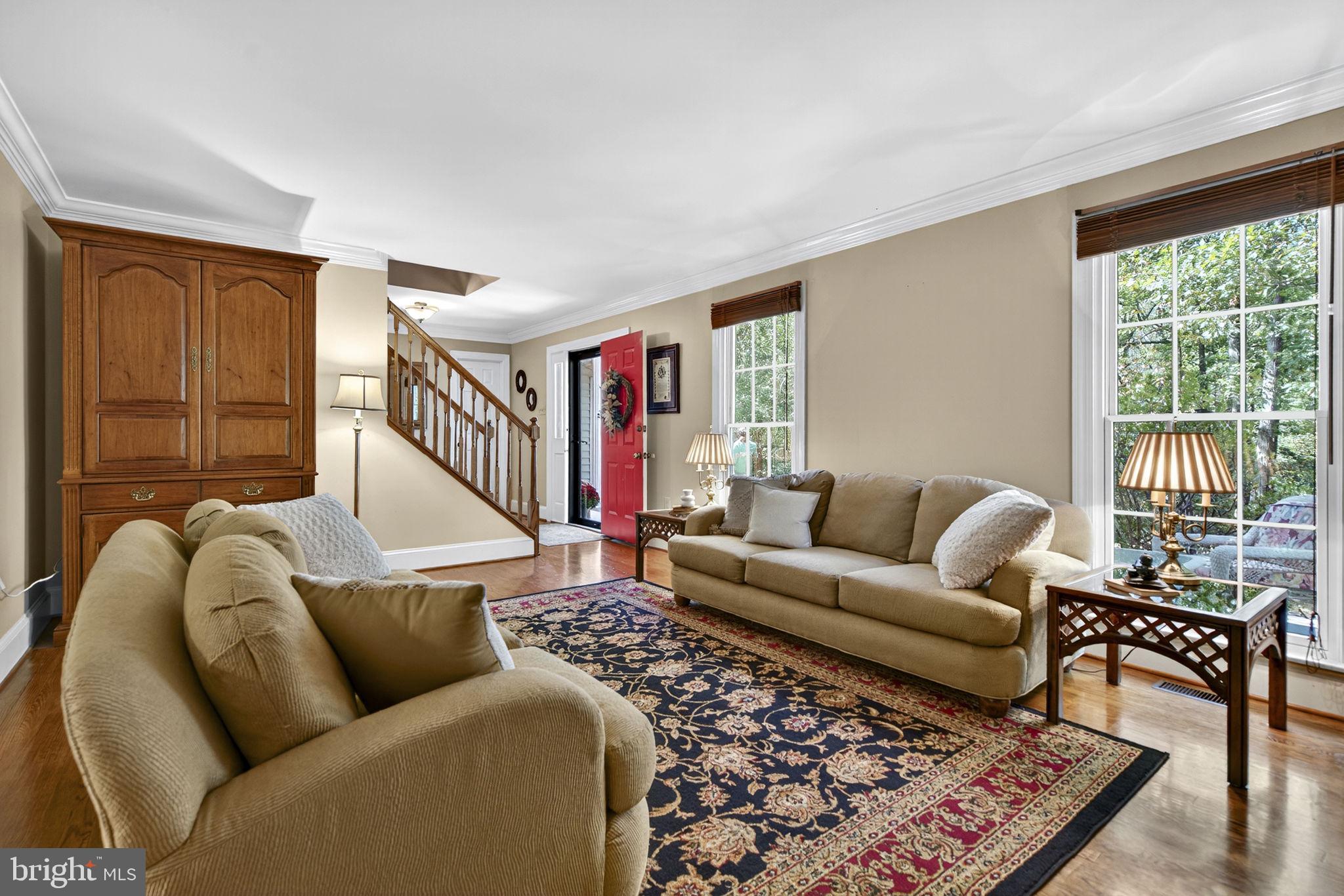 7255 Auburn Mill Road Warrenton, VA 20187 - Photo 16 of 58 a living room with furniture and a rug