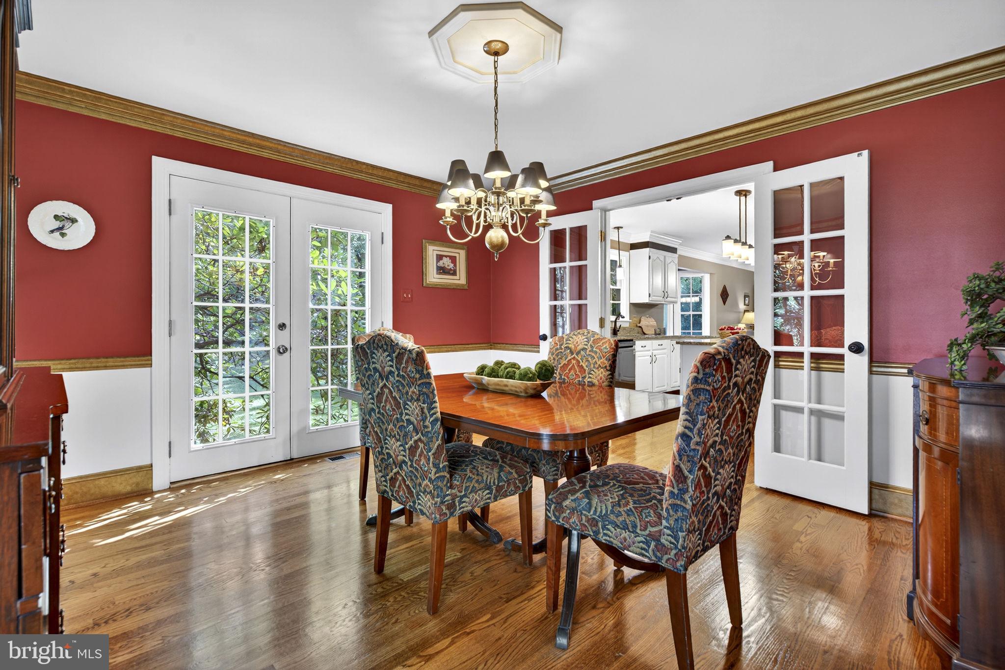 7255 Auburn Mill Road Warrenton, VA 20187 - Photo 17 of 58 a view of a dining room with furniture window and wooden floor