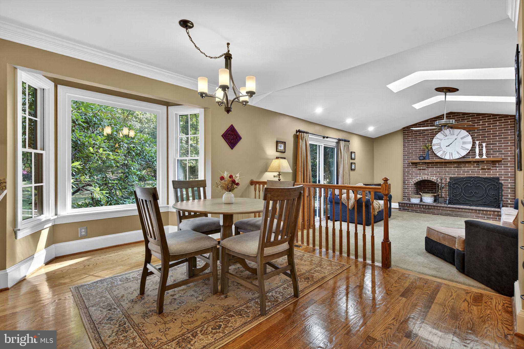 7255 Auburn Mill Road Warrenton, VA 20187 - Photo 25 of 58 a view of a dining room with furniture window and wooden floor