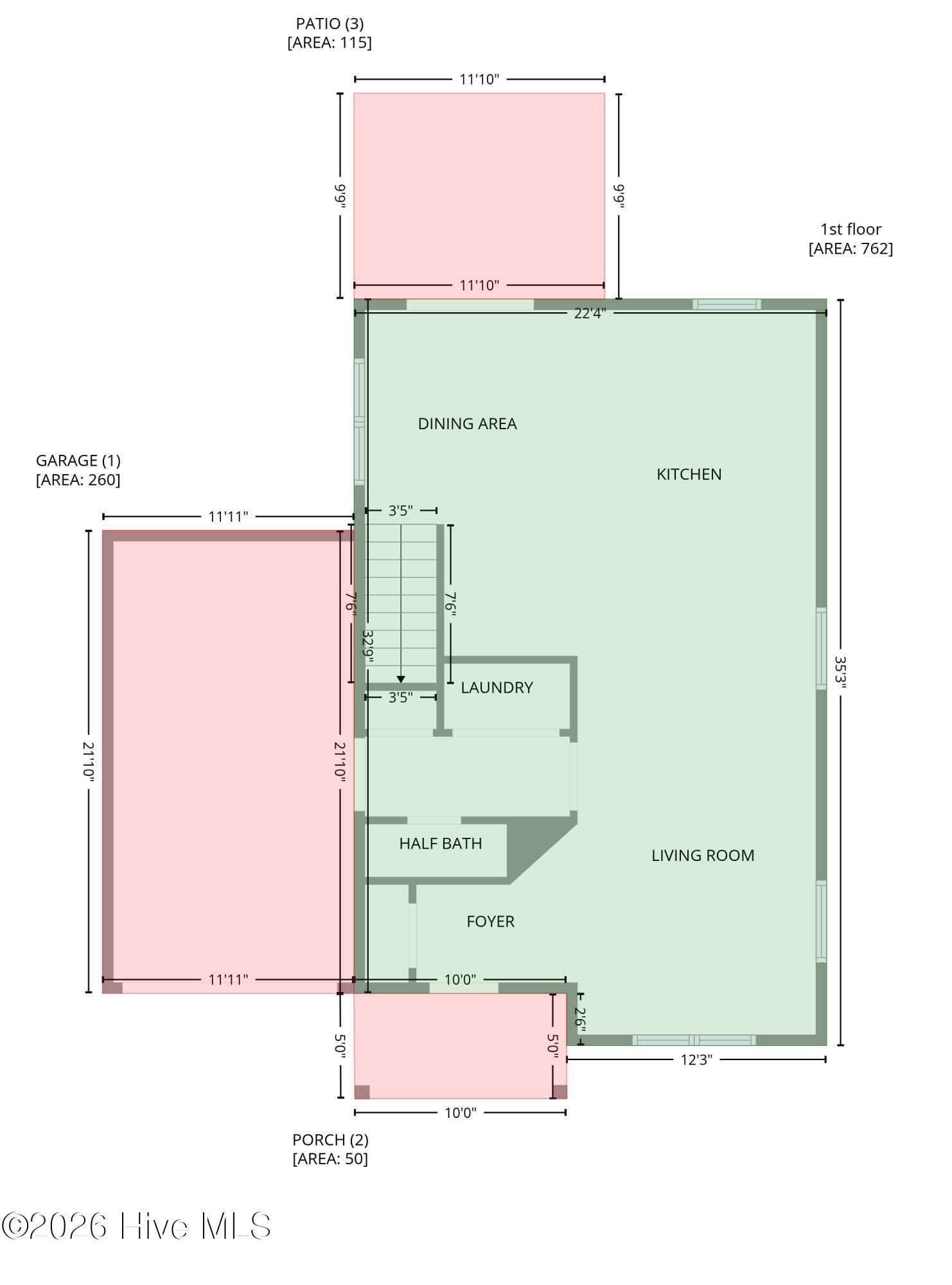 116 Thompson Street Jacksonville, NC 28540 - Photo 32 of 35 1st Floor GLA