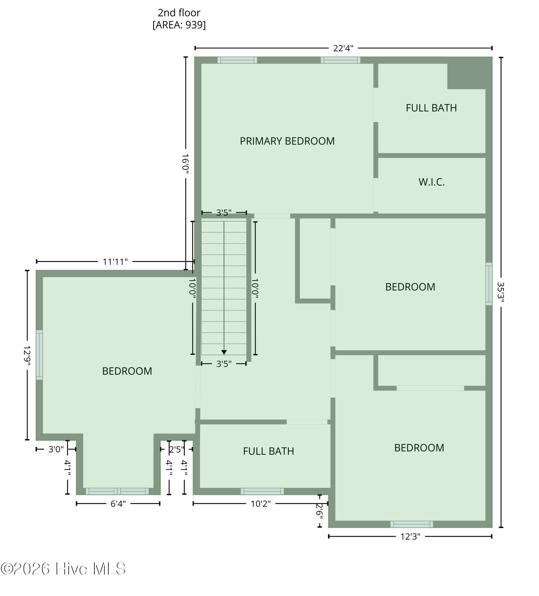 116 Thompson Street Jacksonville, NC 28540 - Photo 33 of 35 2nd Floor GLA