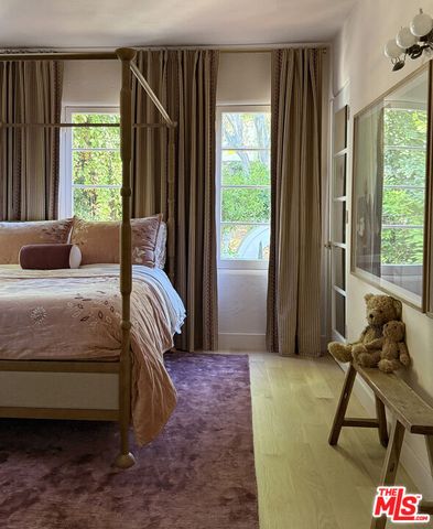 a balcony with trees