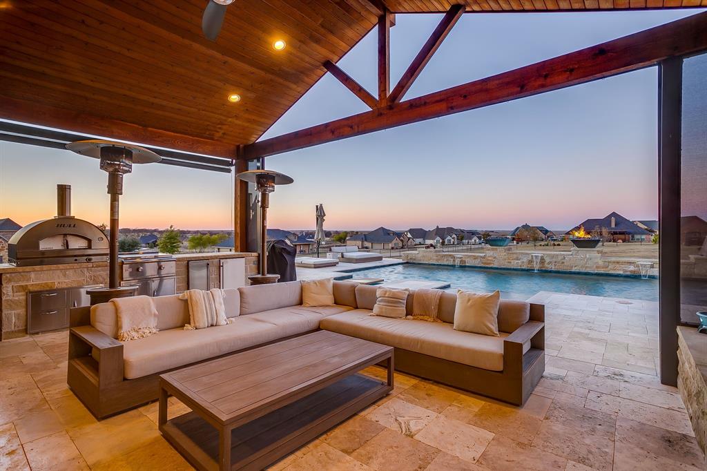 7320 Spring Ranch Court Godley, TX 76044 - Photo 5 of 40 a terrace view with seating space