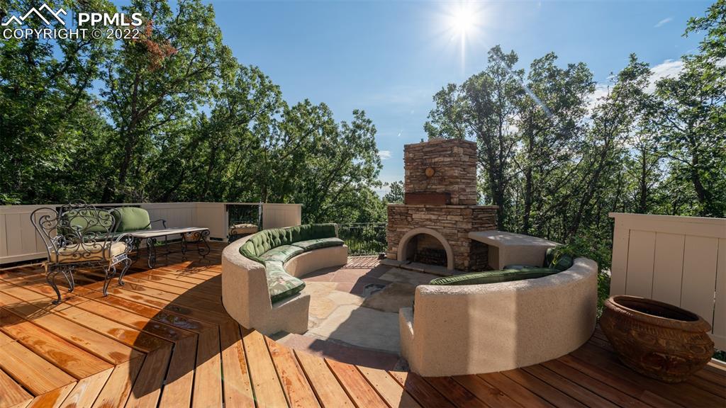 105 Marland Road Colorado Springs, CO 80906 - Photo 42 of 50 a view of barbeque and seating area